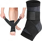 The fully elastic breathable fabric of our ankle sleeve is very strong and offers the best compression for ​improved ankle join stability and blood circulation. Great support for people suffering from plantar fasciitis, muscle fatigue or joint pain.